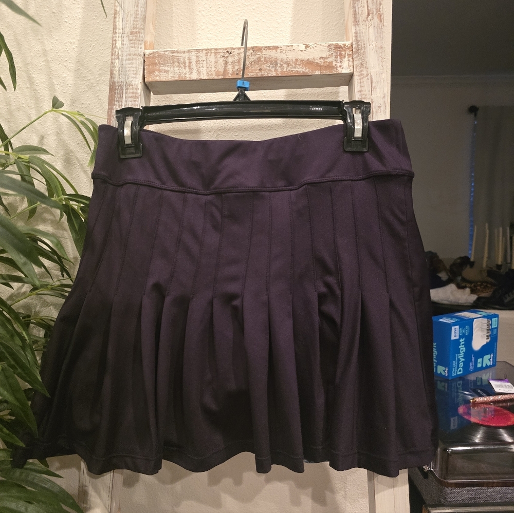Tuckernuck Black/blue Skater Skirt Size  M